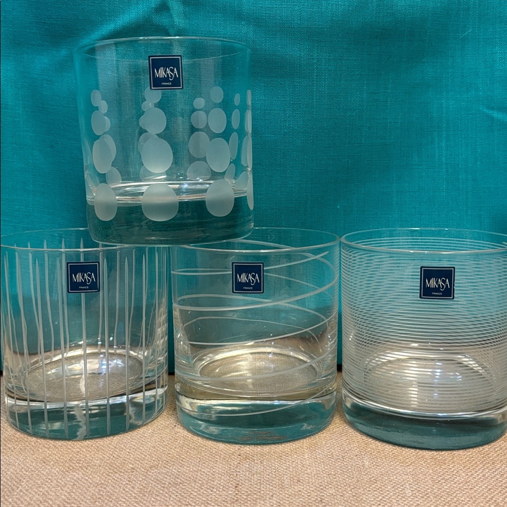 Mikasa “Cheers” Old-Fashioned ( Low-Ball) Glasses